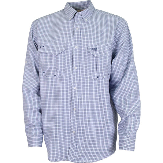 Aftco Camisa Manga Larga Sirius Mini, Color Morado