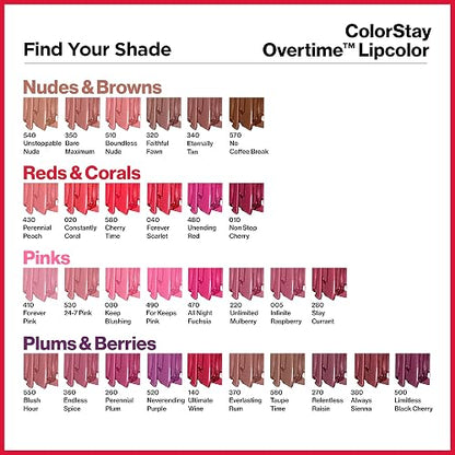 ColorStay Overtime Lipcolor tono 24/7 Pink