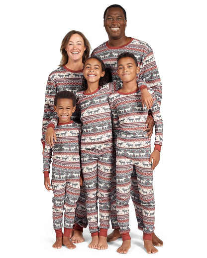 The Children's Place Pijama de algodón con diseño de murciélagos para niños pequeños Juego de Pijama para bebés Unisex - Harvest Fairisle - CH