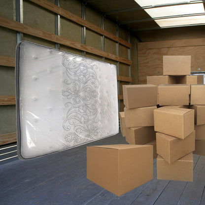Moving Supplies (1 Unidad) - Funda de colchón de tamaño matrimonial de 54 x 12 x 90 Pulgadas