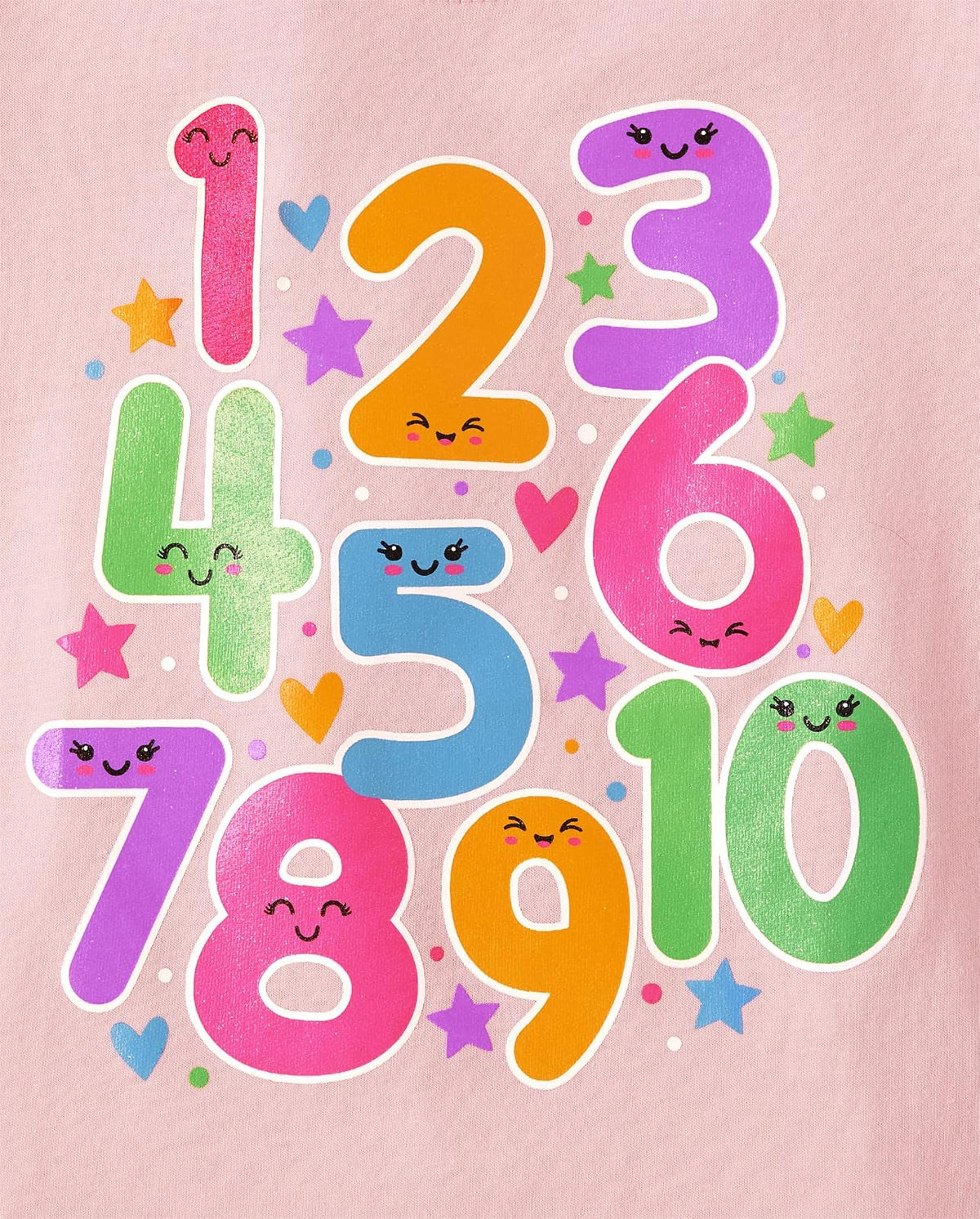 The Children's Place Playera de Manga Corta para niñas pequeñas, Paquete de 3 Camiseta para Niñas