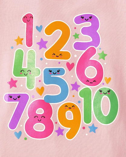The Children's Place Playera de Manga Corta para niñas pequeñas, Paquete de 3 Camiseta para Niñas