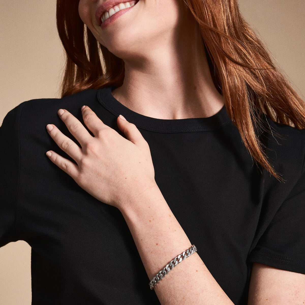 Fossil Pulsera modelo: jf04697040 harlow de acero inoxidable en color plateado unisex