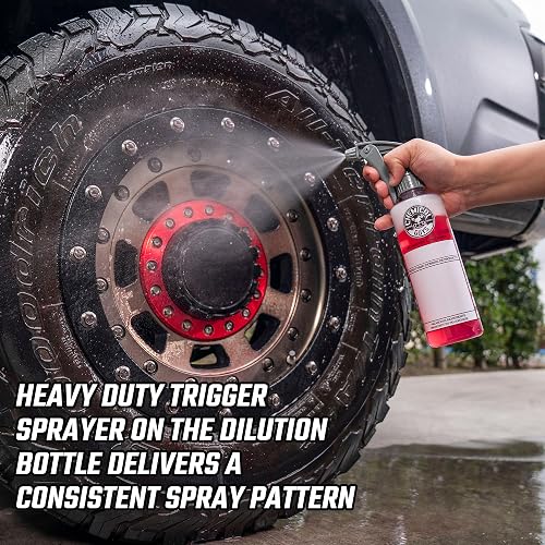 Chemical Guys Botella de dilución de contenedor secundario Heavy Duty Sprayer Paquete de 3