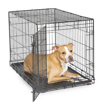 New World Caja Plegable de Metal para Perro - Puerta única - 91.44 cm