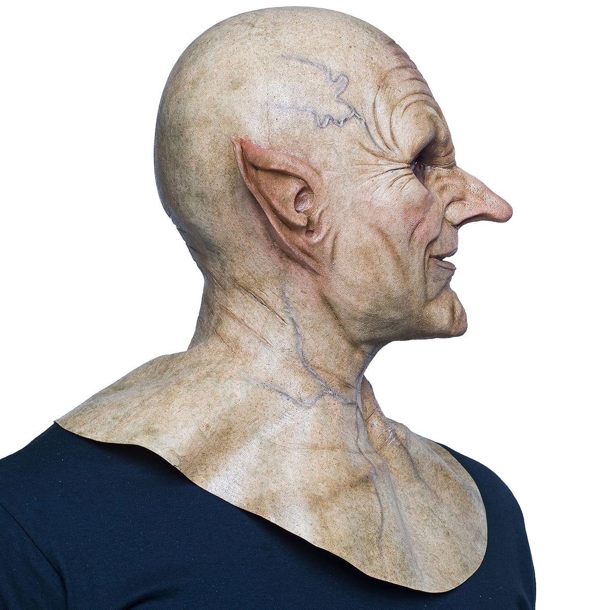 Huro-Huro, Máscara de Duende, Máscaras de Goblin del Bosque Leprechaun Ideal para Halloween y Fiestas de Disfraces