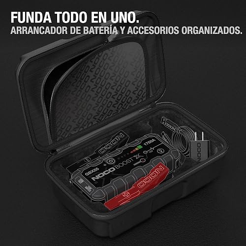 NOCO GBC102 Estuche de Protección de Goma EVA Boost X para Arrancadores de Emergencia de Litio GBX55 UltraSafe