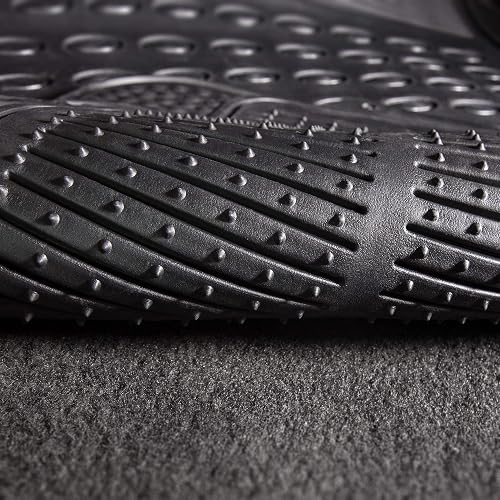 FH Group F11306GRAYREAR-AVC Alfombrillas de Goma Resistentes Juego Trasero de Ajuste Universal a Prueba de Clima, Gris