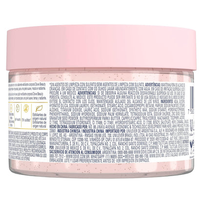 Dove Beauty Scrub Jabón Exfoliante Corporal Granada y Manteca de Karité, 280 g