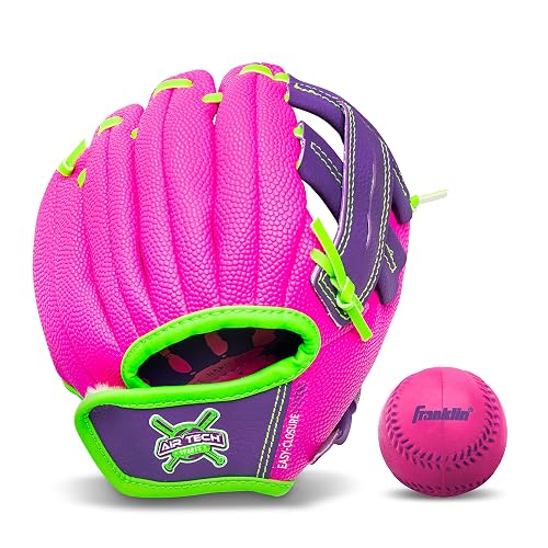 Franklin Sports Air Tech Adapt Series Guantes Teeball de 8.5 Pulgadas: Lanzador para diestros