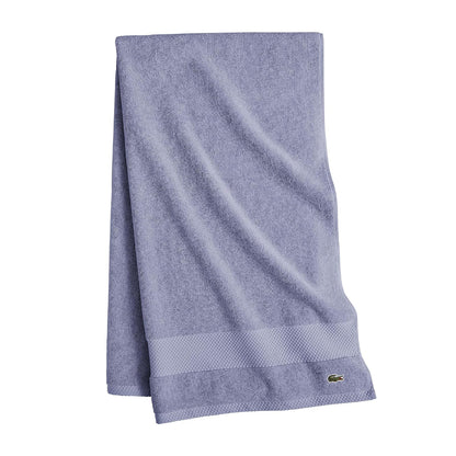 Lacoste Heritage - Toalla de baño 100% algodón Supima (Tela de Mezclilla Ligera, 35 x 70 Pulgadas), Altamente Absorbente y de Secado rápido, Toalla de baño súper Suave de Alta Calidad, Esencial para