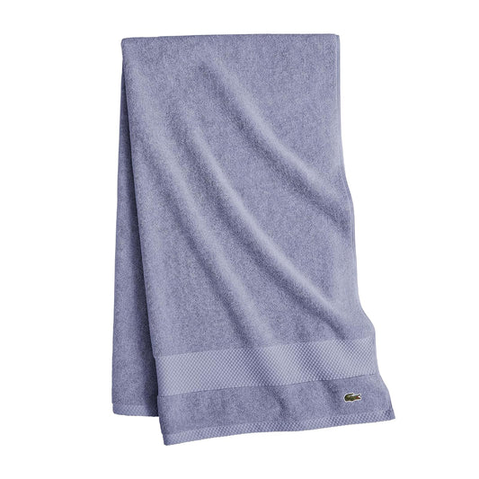 Lacoste Heritage - Toalla de baño 100% algodón Supima (Tela de Mezclilla Ligera, 35 x 70 Pulgadas), Altamente Absorbente y de Secado rápido, Toalla de baño súper Suave de Alta Calidad, Esencial para