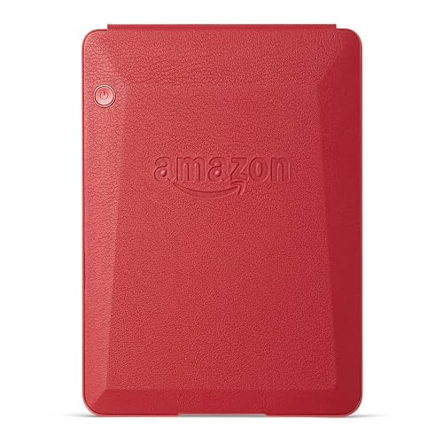 Funda protectora de piel Origami para Kindle Voyage, Rojo