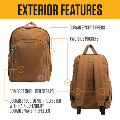 Carhartt 25l Classic Laptop Daypack, Durable Water-resistant Pack With Laptop Sleeve Mochila 25L Unisex adulto