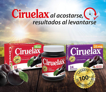 Ciruelax Laxante De Origen Natural Con 50 Comprimidos