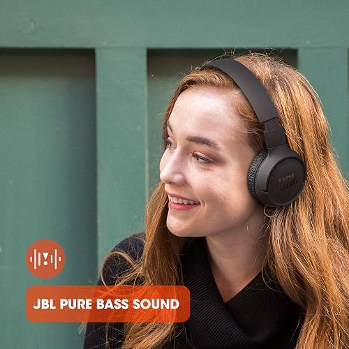 JBL Tune 510BT - Auriculares in-Ear inalámbricos con Sonido Purebass, Color Negro