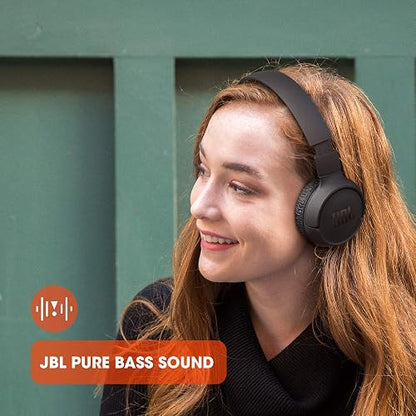 JBL Tune 510BT - Auriculares in-Ear inalámbricos con Sonido Purebass, Color Negro