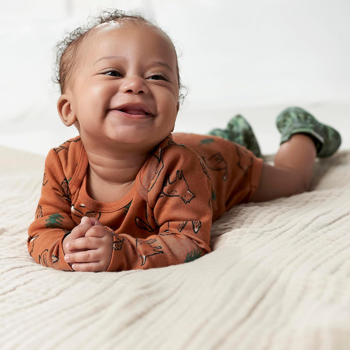 Gerber 6-pack Long-sleeve Onesies Bodysuit Conjunto de camisetas para bebés y niños pequeños bebés niños