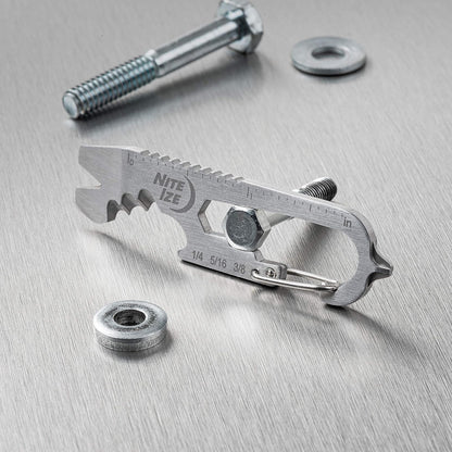 Nite Ize KMTSE-11-R3 DoohicKey Llavero multiherramienta, acero inoxidable