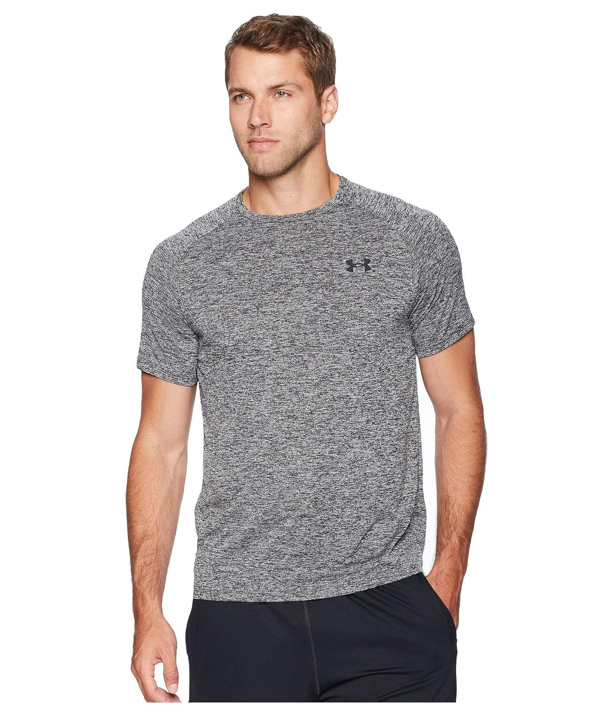 Under Armour Playera de Entrenamiento Cuello V para Hombre - XS - Gray