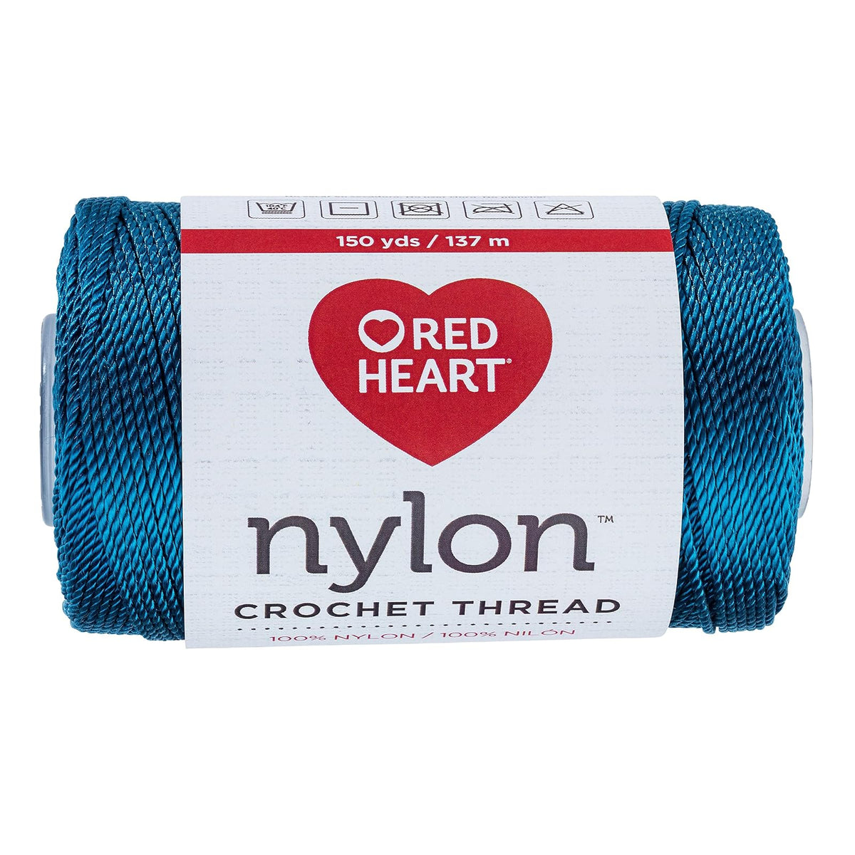 Red Heart Hilo de Ganchillo de Algodón Mercerizado, Tamaño 10 - Rojo - 150 Yards
