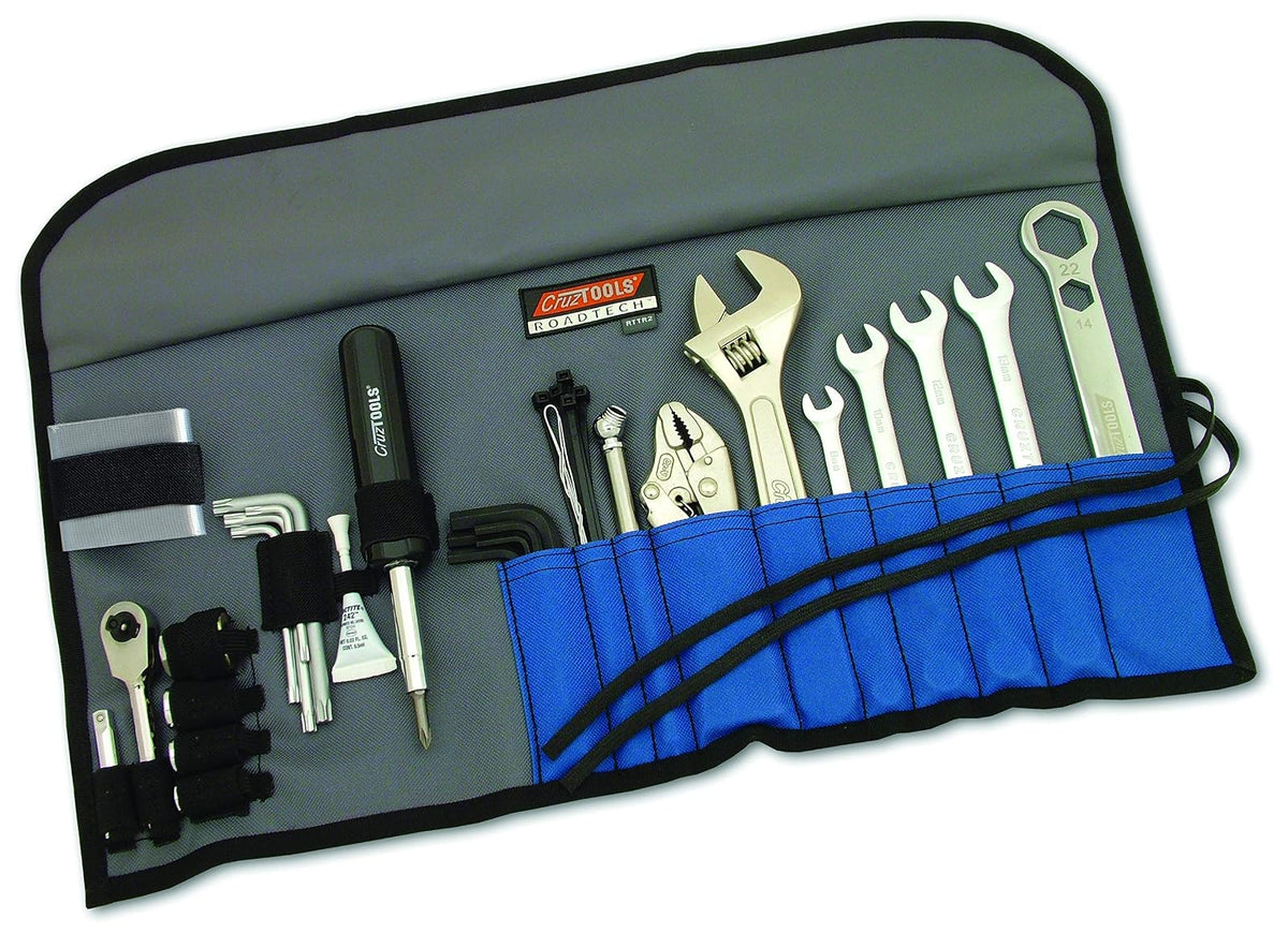 CruzTOOLS RTTR2 RoadTech TR2 Kit de Herramientas para Motocicletas Triumph, Negro