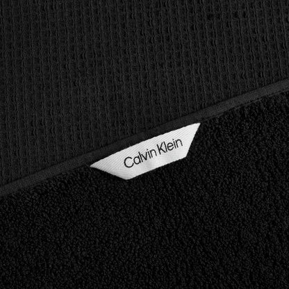 Calvin Klein - Juego de Toallas de baño, algodón Suave con Frente de gofre Texturizado y Espalda de Rizo, Ligero de 650 g/m², Juego de 6 Piezas Incluye Toallas de baño, Mano y Punta de los Dedos con