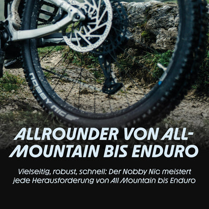 Neumáticos Schwalbe Nobby Nic sin cámara, 29 pulgadas, 5.7 cm de ancho, negro