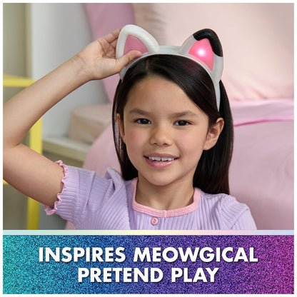 Gabby's Dollhouse: The Movie, Meow-Mazing Orejas interactivas, diadema con luces, sonidos y 3 modos de juego, juguetes para niños para niñas y niños a partir de 3 años