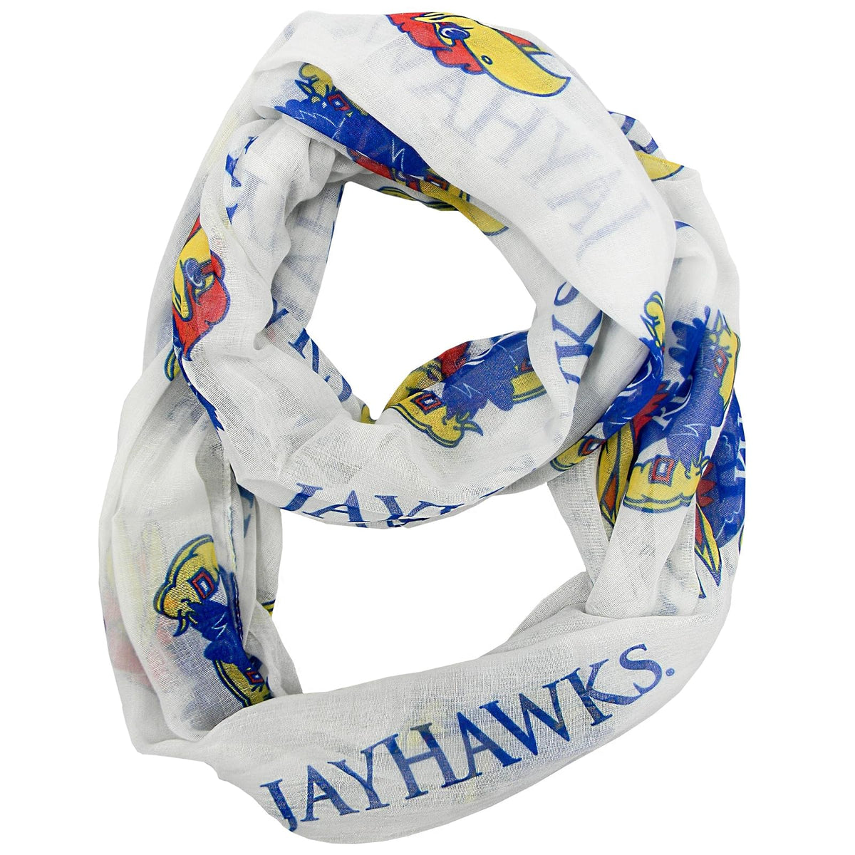 NCAA Infinity Bufanda - Alternate Color - Kansas Jayhawks