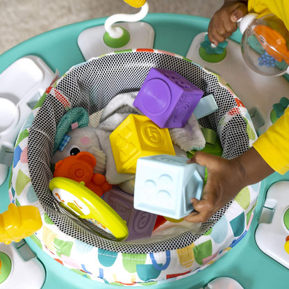 Bright Starts Bounce bounce baby 2-in-1 Activity Jumper & Table - Playful Pond, Paquete De 6120.0 Grams