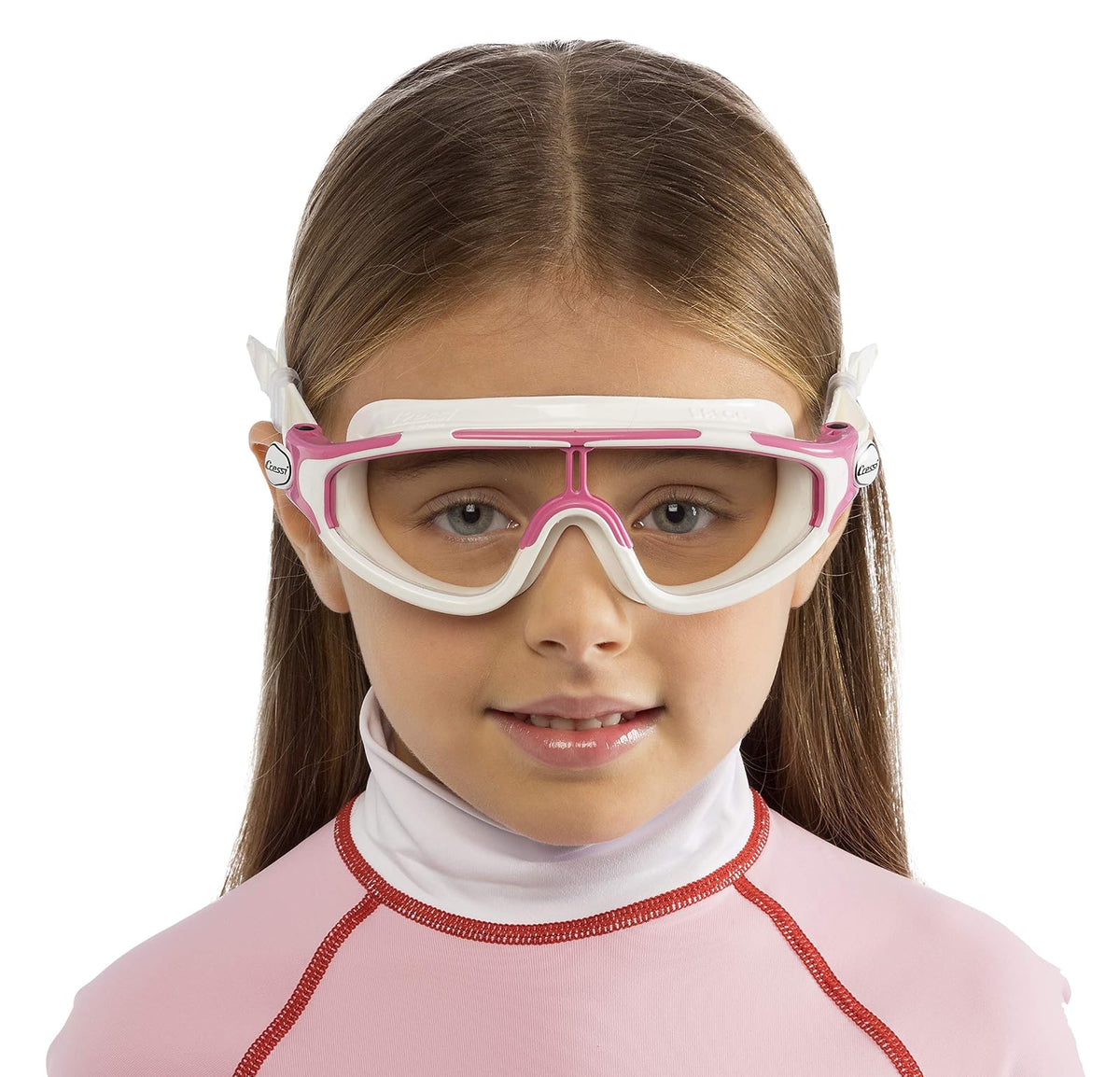 Cressi Wide View Swim Mask for Kids Aged 2, 3, 4, 5, 6, 7 Years Old - Baloo Made in Italy
