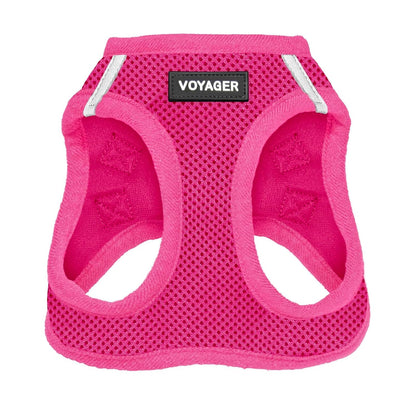 Best Pet Supplies Arnés Voyager Step-In Air para Perro, Todo Clima - XXXS (Chest: 9.5 - 10.5\" * Fit Cats) - Fuchsia (Matching Trim)
