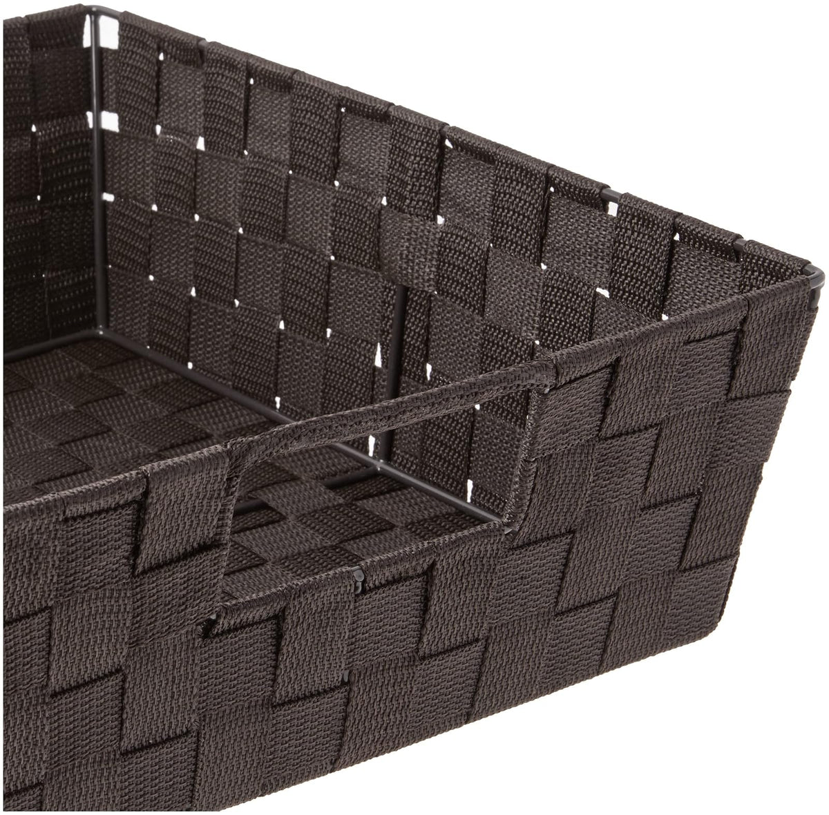 Whitmor Correa Tejida Estante, Casual, Espresso, 13W x 15D x 5H in., 1
