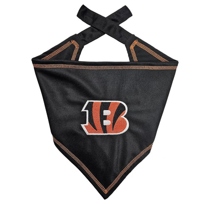 Pets First Bandana con Licencia Oficial NFL para Perro y Gato - Grande - Extra Grande - Cincinnati Bengals