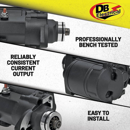 DB Electrical 410-52175 Motor de Arranque para Harley-Davidson FLD Dyna Switchback 2012-2016, FLHP Road King