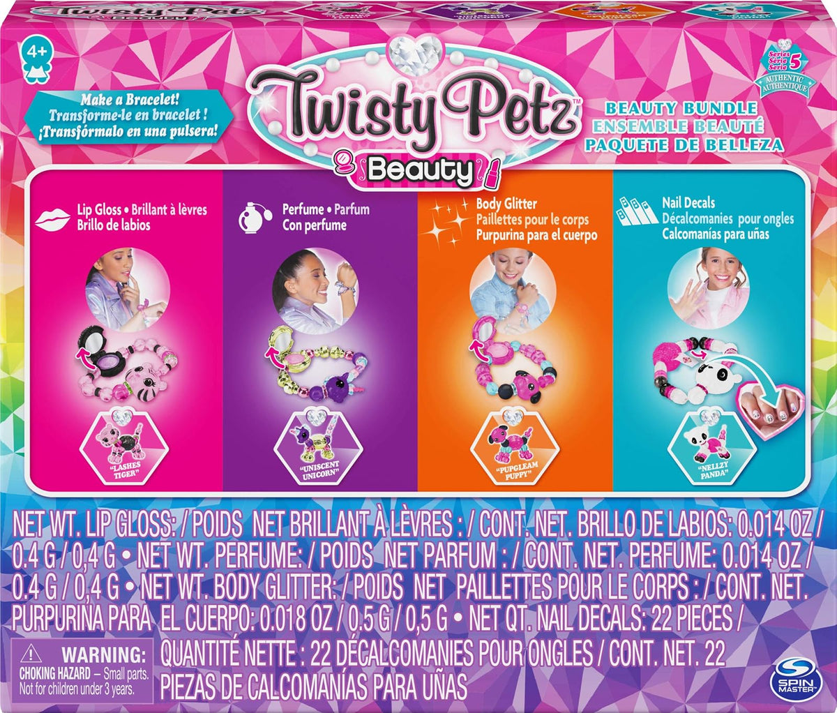 Twisty Petz con Labial, Paquete de 4, Multicolor
