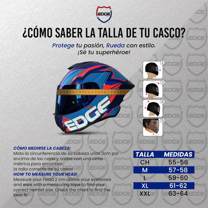 Casco ABATIBLE - Edge - Modelo: Pilot - Visor Doble ANTIVAHO Certificado Dot Moto - Cascos Motocross Pegatina Pegatinas Protector Mujer Hombre (Supernova Rosa, S)