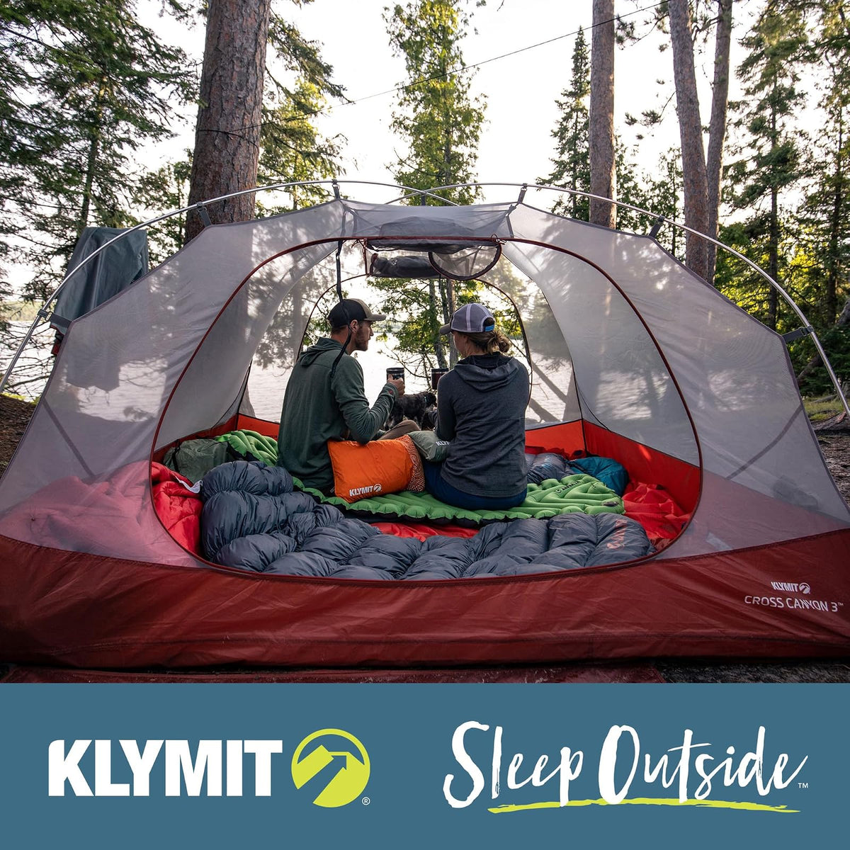 KLYMIT Tempest - Bomba de aire portátil para colchones de aire inflables y almohadillas para orejas para dormir, batería de larga duración y tamaño fácil de llevar, recargable, perfecta para viajes de