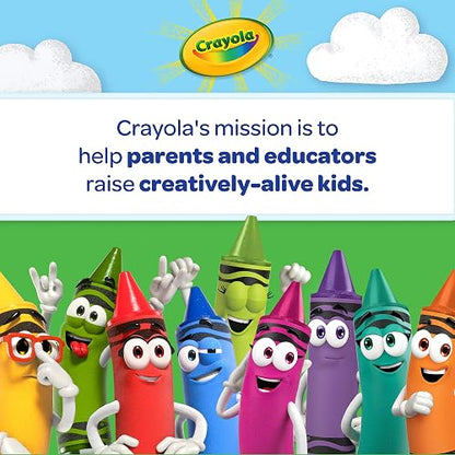 CRAYOLA Palm Grasp Crayones | Imprescindibles en el aula, suministros escolares para maestros para niños, jardín de infantes y primaria, a partir de 1 año