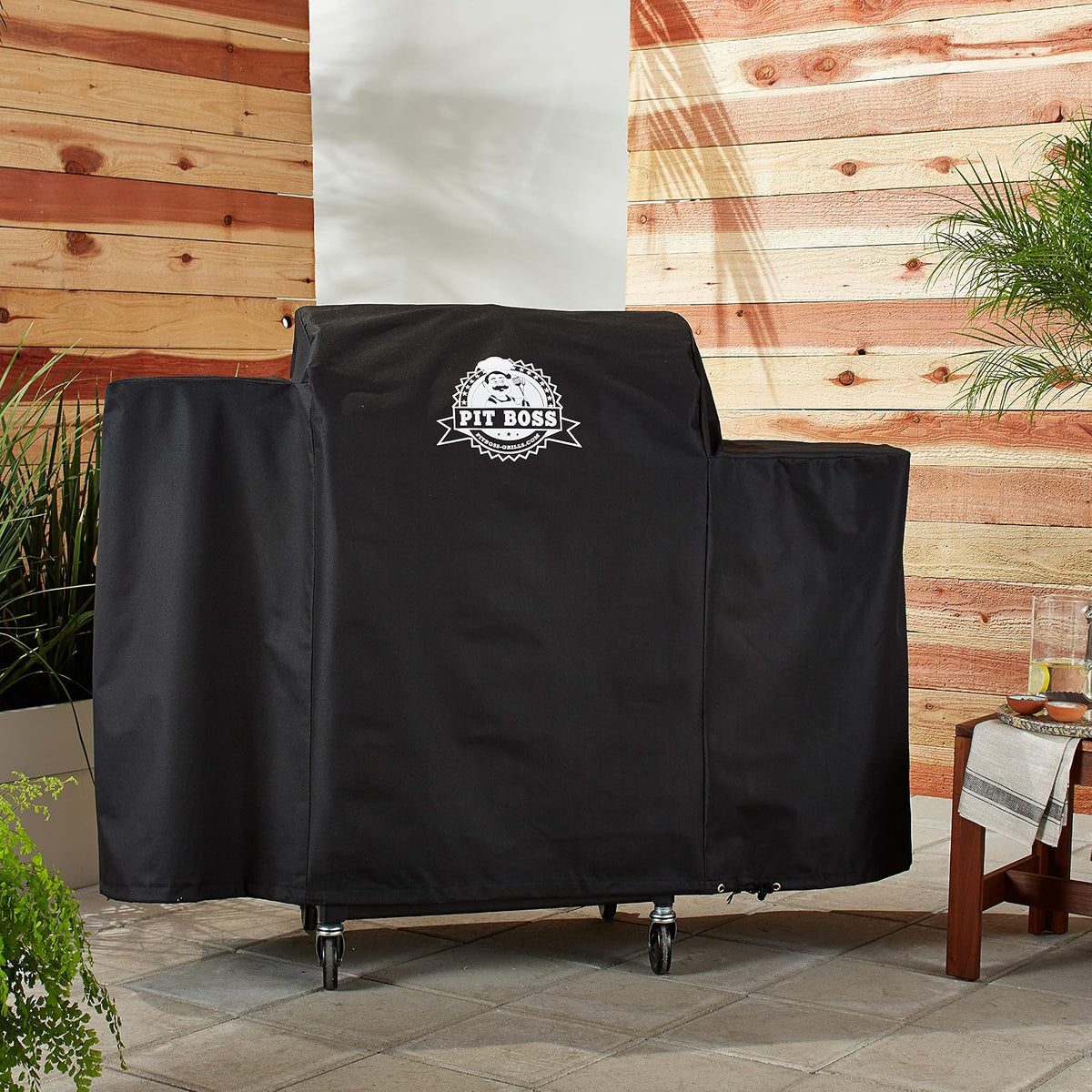 PIT BOSS 73440 - Cubierta para Parrilla de pellets de Madera de Lujo