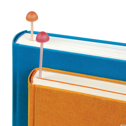 Fred Magic Sprout - Juego de 4 marcadores de mini-hongos – Dos tamaños y colores, silicona suave y flexible, divertido relleno de calcetines, regalo para amantes de los libros, profesores, regreso a