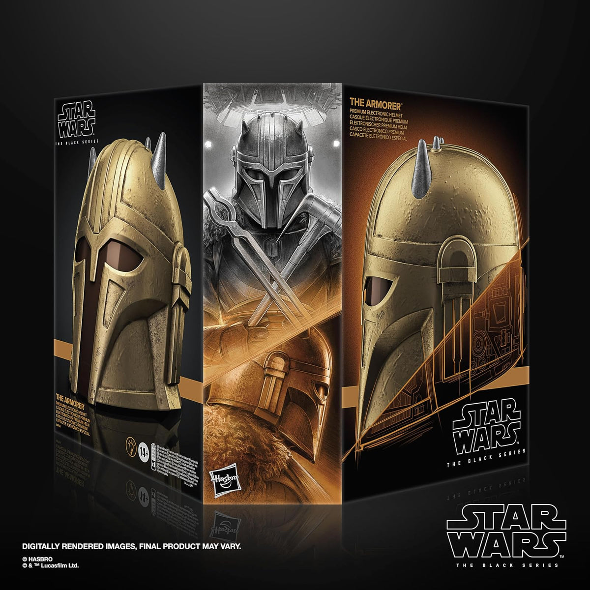 Star Wars Black Series La Armera - Casco Electrónico para Juego de Rol
