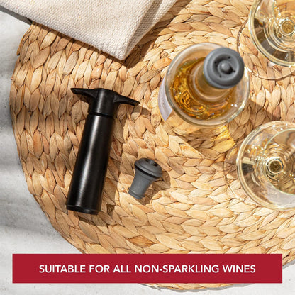 Vacu Vin 0086341 Tapones para vino, gris, Set de 6