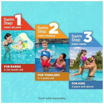 SwimWays Soft Swimmies Toddler Floaties, Learn-to-Swim Inflatable Pool Floats & Arm Floaties, Swimming Pool Accessories for Kids Aged 3-5