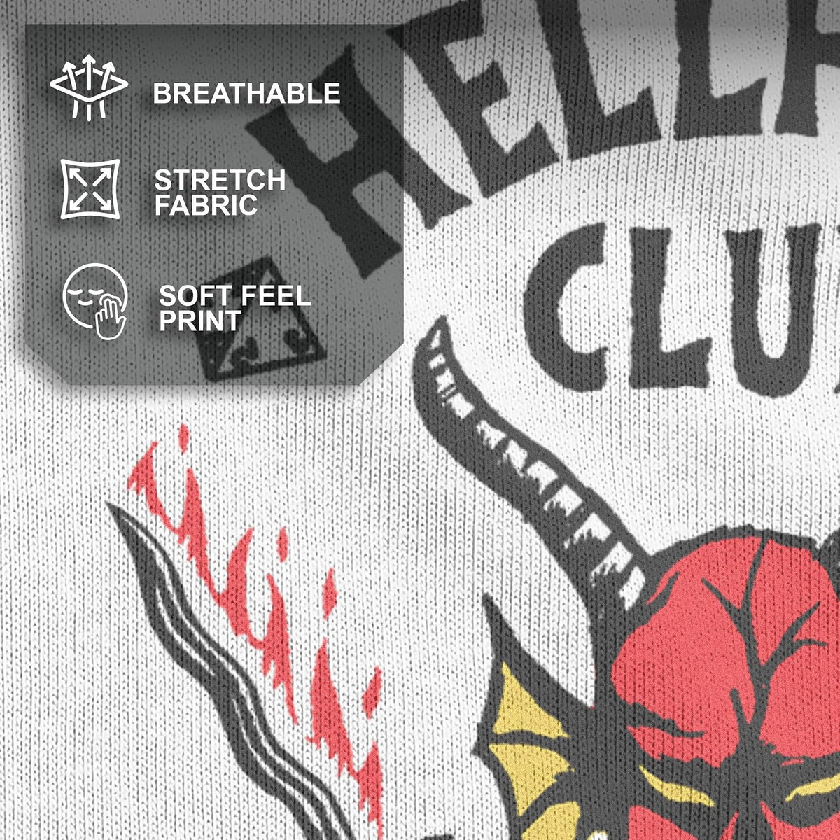 Stranger Things Stranger Things Hellfire Cut Young - Camiseta de Manga Corta para Hombre Camiseta para para Hombre