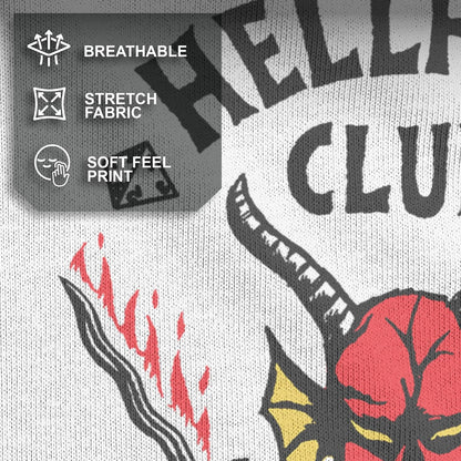 Stranger Things Stranger Things Hellfire Cut Young - Camiseta de Manga Corta para Hombre Camiseta para para Hombre