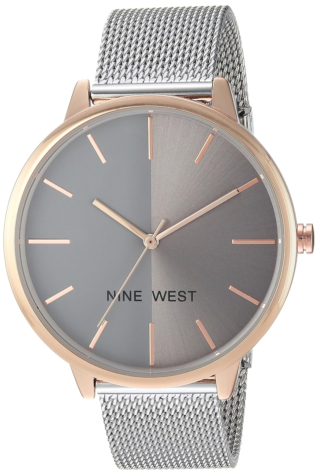 Nine West Reloj de Malla para Mujer - Plateado