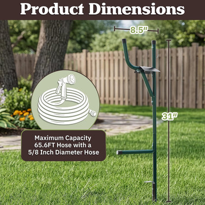 Stalwart 75-ST6009 In The Ground Hose Management Bracket, 50' Capacity