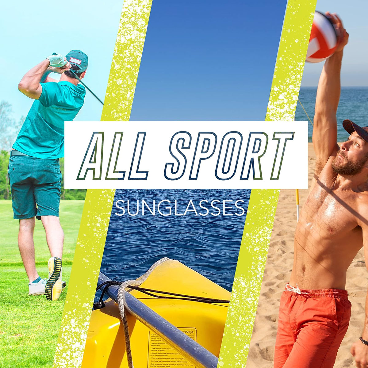 Franklin Sports - anteojos de sol de pickleball - Todos los deportes UV para tenis, pickleball, ciclismo, remo + más, tonos atléticos con diadema + bolsa de transporte, rojo
